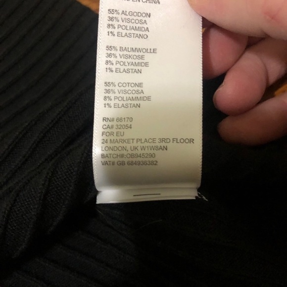 FREE PEOPLE FAUX WRAP RIBBED SKIRT - Picture 5 of 9